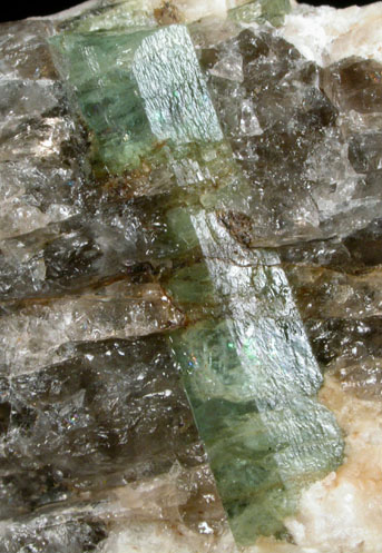 Beryl var. Aquamarine from Haddam, Middlesex County, Connecticut