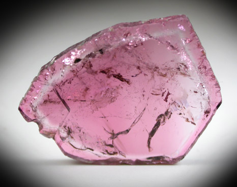 Elbaite var. Rubellite Tourmaline from Malchanskoye (Malkhan) pegmatite field, Chitinskaya Oblast', Transbaikalia, Siberia, Russia