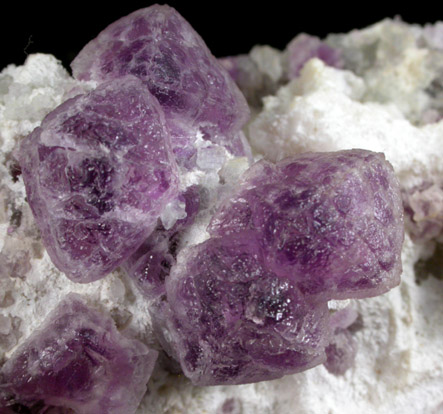 Fluorite on Quartz from Judith Lynn Claim, Grant County, New Mexico