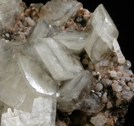 Smithsonite with Willemite and Descloizite from Berg Aukas Mine, 16 km ENE of Grootfontein, Otavi Mountain Land, Namibia