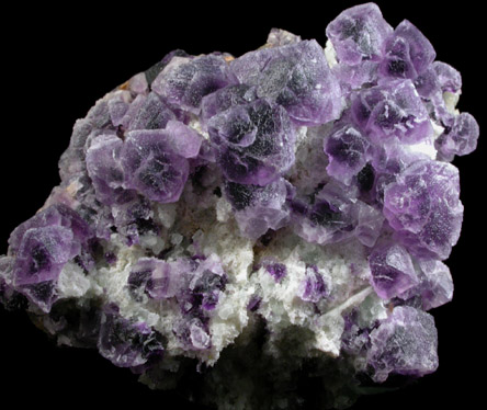 Fluorite on Quartz from Judith Lynn Claim, Grant County, New Mexico