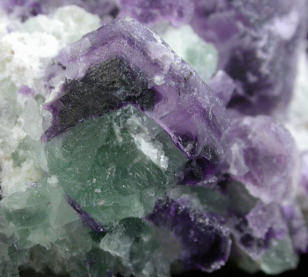 Fluorite on Quartz from Judith Lynn Claim, Grant County, New Mexico