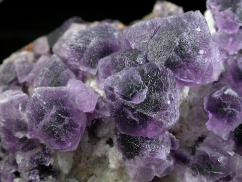 Fluorite on Quartz from Judith Lynn Claim, Grant County, New Mexico