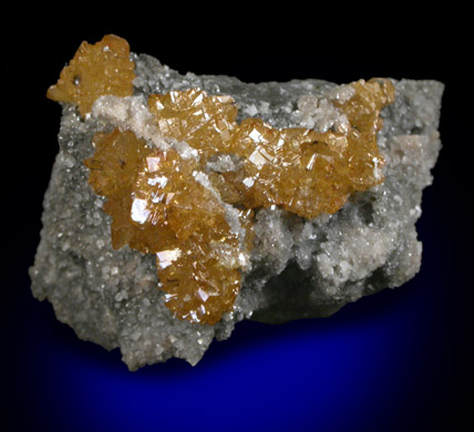 Sphalerite with Dolomite from Lockport Quarry, Niagara County, New York