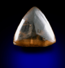 Diamond (0.93 carat brown macle, twinned crystal) from Free State (formerly Orange Free State), South Africa