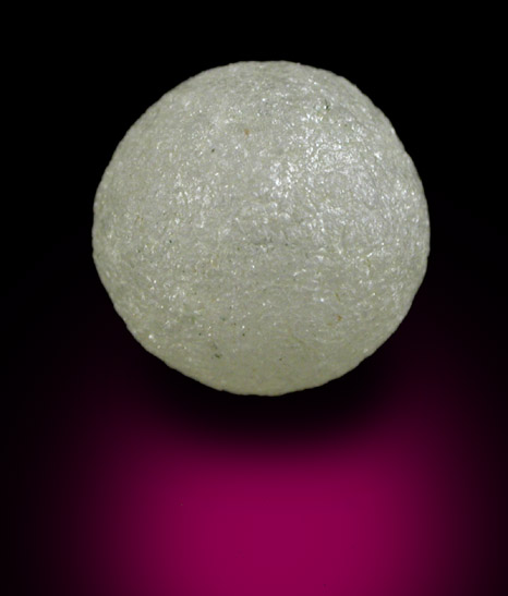 Diamond (5.71 carat gray spherical Ballas crystal) from Paraguassu River District, Bahia, Brazil