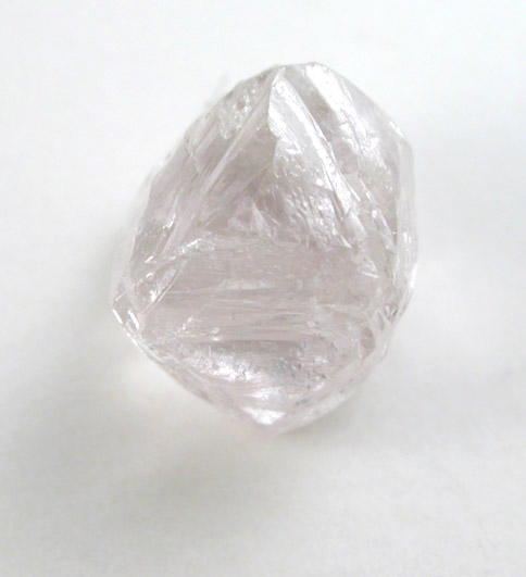 Diamond (1.36 carat pale-pink octahedral crystal) from Argyle Mine, Kimberley, Western Australia, Australia