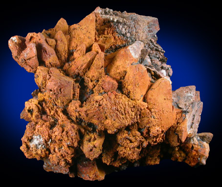 Limonite pseudomorphs after Calcite from Silver Hill Mine, Pima County, Arizona