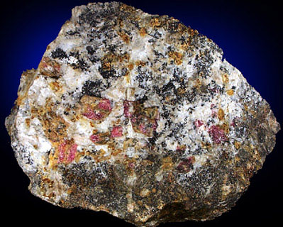 Eudialyte var. eucolite from Magnet Cove, Hot Spring County, Arkansas