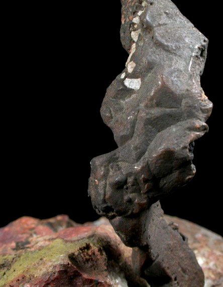 Copper with Calcite, Stilbite and Epidote from Keweenaw Peninsula Copper District, Michigan