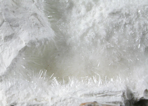 Hydrozincite from Yellow Pine Mine, 900' Level, Goodsprings District, Clark County, Nevada