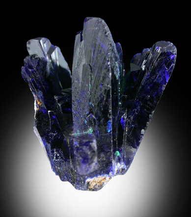 Azurite from Mibladen, Haute Moulouya Basin, Zeida-Aouli-Mibladen belt, Midelt Province, Morocco