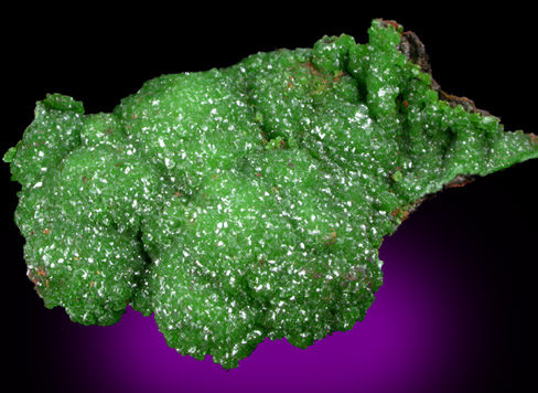 Conichalcite from Mina Ojuela, Mapimi, Durango, Mexico