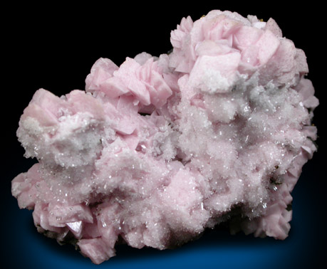 Rhodochrosite, Sphalerite, Quartz from Brooklyn Mine, Silverton District, San Juan County, Colorado