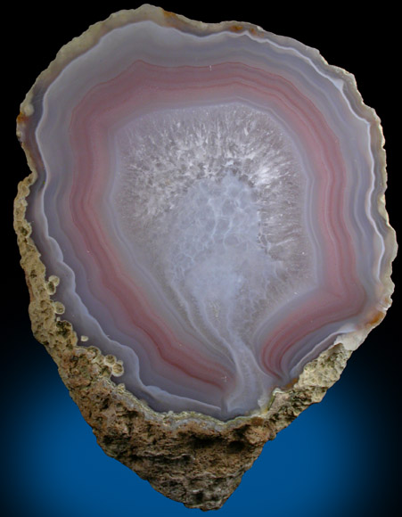 Quartz var. Laguna Agate from Ojo Laguna, Ahumada, Chihuahua, Mexico