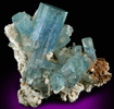 Beryl var. Aquamarine from Erongo Mountains, 20 km north of Usakos, Namibia