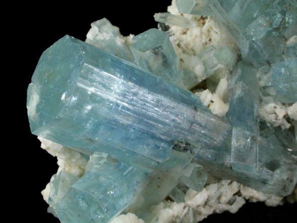 Beryl var. Aquamarine from Erongo Mountains, 20 km north of Usakos, Namibia