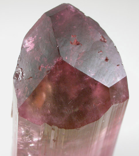 Elbaite var. Rubellite Tourmaline with Lepidolite from Himalaya Mine, Mesa Grande District, San Diego County, California