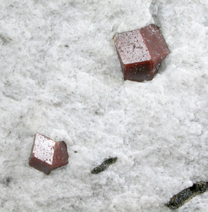 Spessartine Garnet from Byneset, Trondheim, Sor-Trondelag, Norway