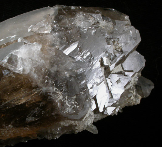 Quartz var. Smoky from Peter's Pocket, Bartlett, 2.5 km ENE of Little Attitash Mountain, Carroll County, New Hampshire