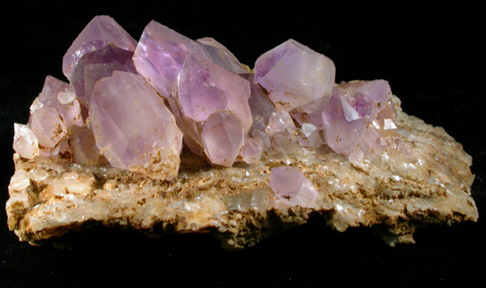 Quartz var. Amethyst from near Mount Ulla, southeast of Statesville, Iredell County, North Carolina