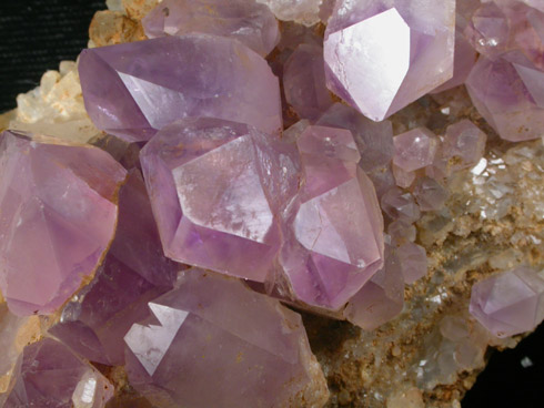 Quartz var. Amethyst from near Mount Ulla, southeast of Statesville, Iredell County, North Carolina