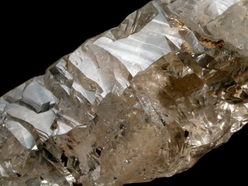 Quartz var. Smoky (etched) from Itamarandiba, Minas Gerais, Brazil