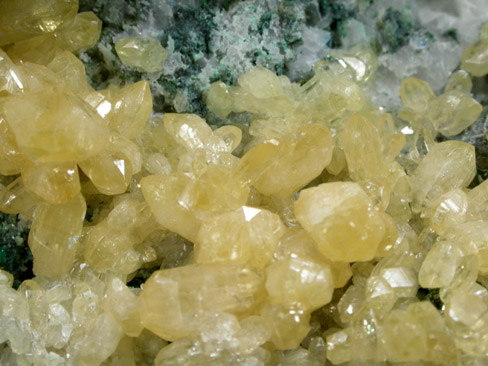Cerussite with Galena from Daoping Mine, Yangshuo, Guangxi, China
