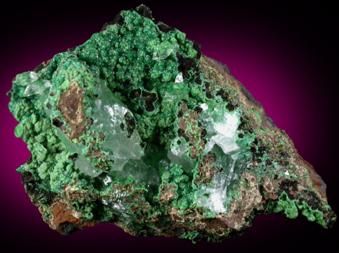 Conichalcite, Cu-rich Adamite and Calcite from Mapimi District, Durango, Mexico