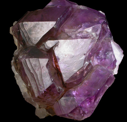 Quartz var. Amethyst from Diamond Hill, Ashaway, south of Hopkinton, Washington County, Rhode Island