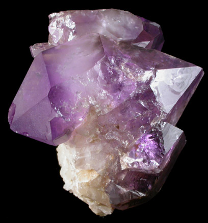 Quartz var. Amethyst from Diamond Hill, Ashaway, south of Hopkinton, Washington County, Rhode Island