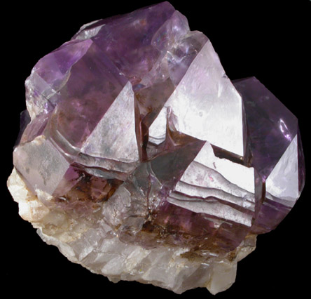 Quartz var. Amethyst from Diamond Hill, Ashaway, south of Hopkinton, Washington County, Rhode Island