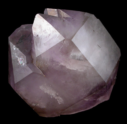 Quartz var. Amethyst from Reel Mine, Iron Station, Lincoln County, North Carolina