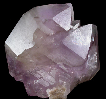 Quartz var. Amethyst from Reel Mine, Iron Station, Lincoln County, North Carolina