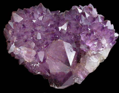 Quartz var. Amethyst from Keweenaw Peninsula Copper District, Michigan