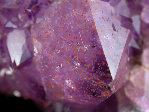 Quartz var. Amethyst from Keweenaw Peninsula Copper District, Michigan