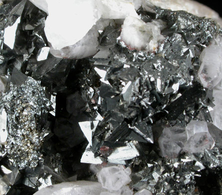 Tetrahedrite and Quartz from Bingham Canyon Mine, Salt Lake County, Utah