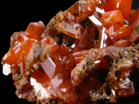 Wulfenite from Red Cloud Mine, Silver District, La Paz County, Arizona