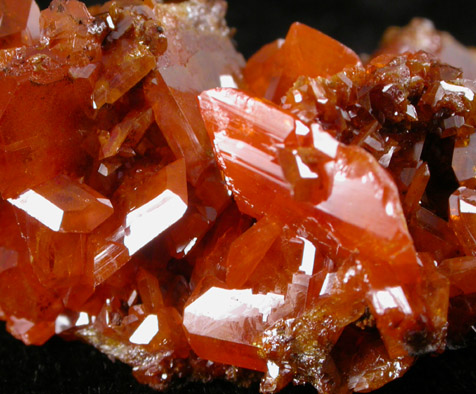 Wulfenite from Red Cloud Mine, Silver District, La Paz County, Arizona