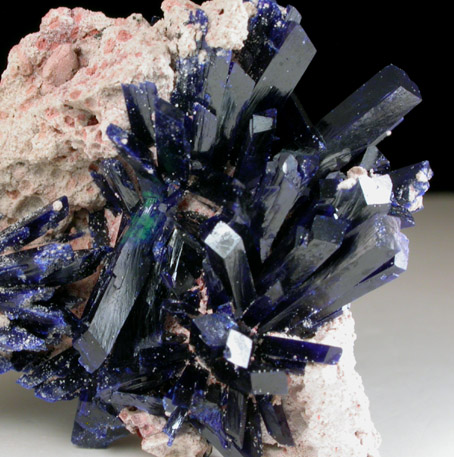 Azurite from Kerrouchene, Middle Atlas Mountains, Khnifra Province, Morocco