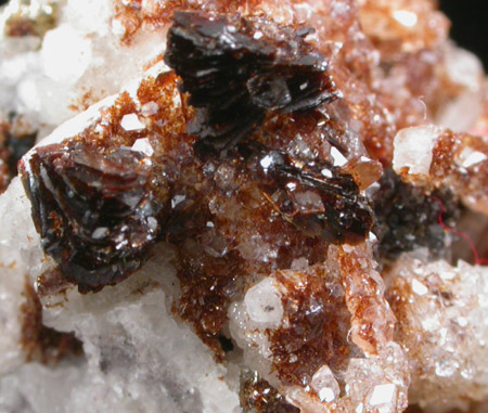 Hubeite with Apophyllite from Daye, Huangshi, Hubei, China (Type Locality for Hubeite)