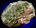 Axinite-(Mg) on Johannsenite from Iron Cap Mine, Landsman Camp, Graham County, Arizona