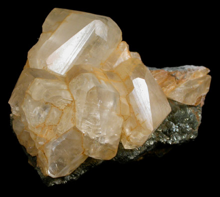 Calcite on Marcasite from Shullsburg District, Lafayette County, Wisconsin