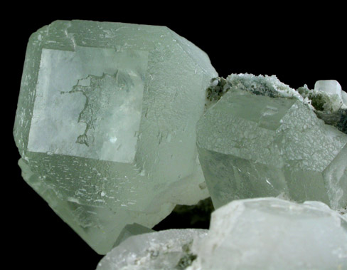 Fluorite with Calcite from Yaogangxian Mine, Nanling Mountains, Hunan Province, China
