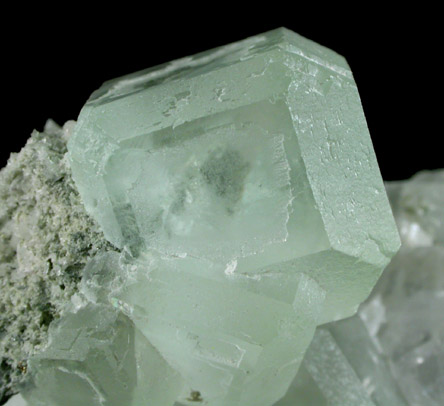 Fluorite with Calcite from Yaogangxian Mine, Nanling Mountains, Hunan Province, China