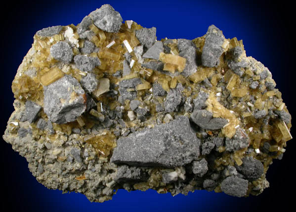 Barite with Dolomite from Sherman Tunnel, Leadville District, Lake County, Colorado