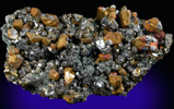 Chalcopyrite, Sphalerite, Galena, Clinochlore from Commodore Mine, Creede District, Mineral County, Colorado