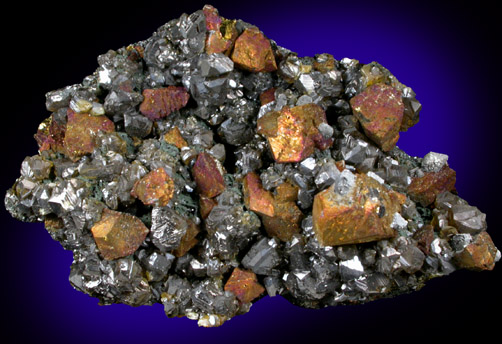 Chalcopyrite, Sphalerite, Galena, Clinochlore from Commodore Mine, Creede District, Mineral County, Colorado