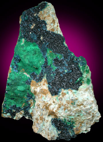 Clinoclase and Cornwallite from Majuba Hill, Pershing County, Nevada