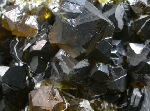 Sphalerite (Spinel-law twinned) from Commodore Mine, Creede District, Mineral County, Colorado